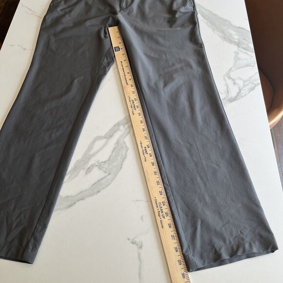 Adidas Golf Pants Mens Size 34 Gray Lightweight Performance Stretch Chino - Picture 10 of 15